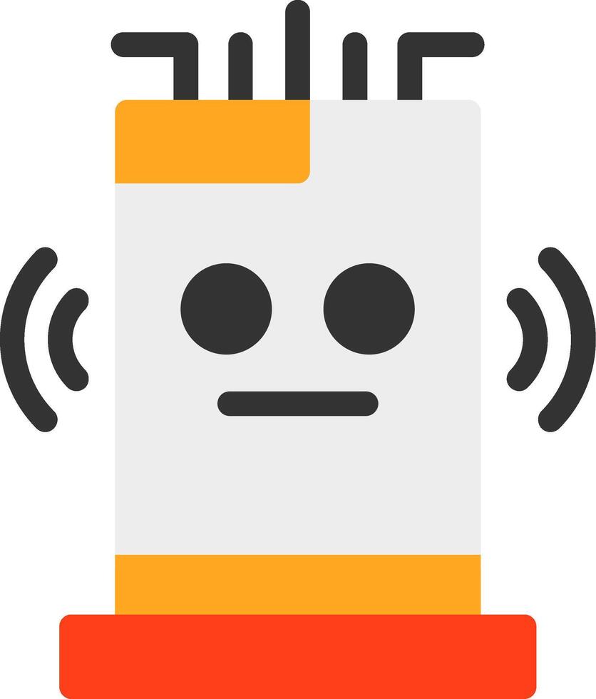 Smart Assistant Flat Icon vector