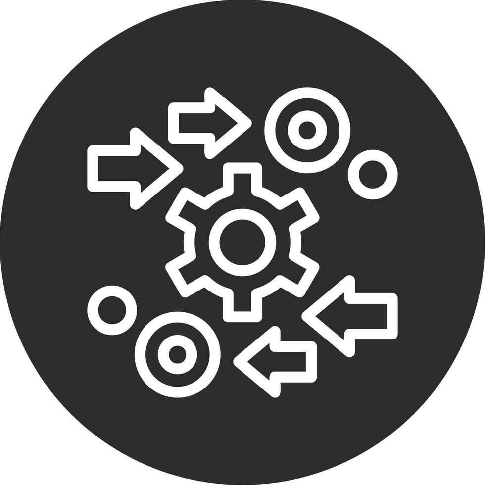 Automation Inverted Icon vector