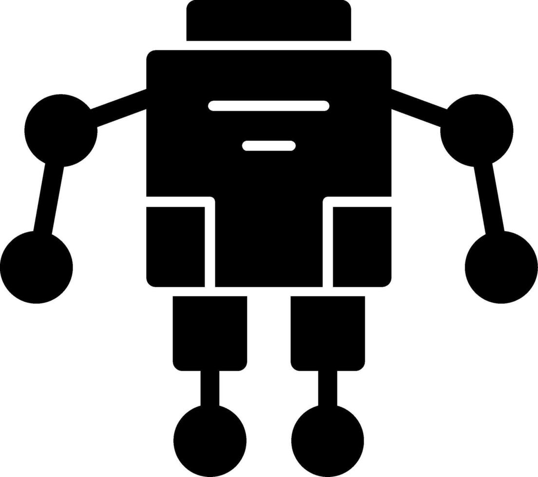 Exoskeleton Glyph Icon vector