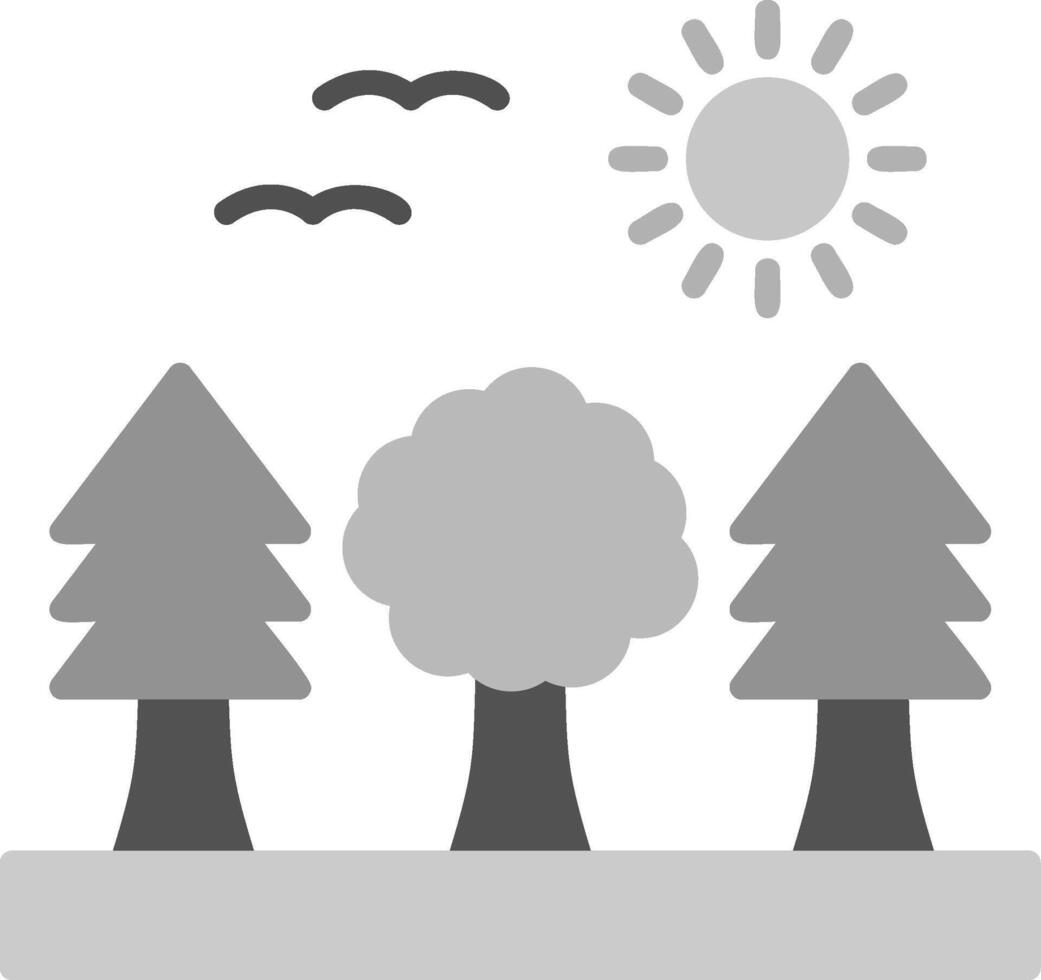 icono de vector de bosque