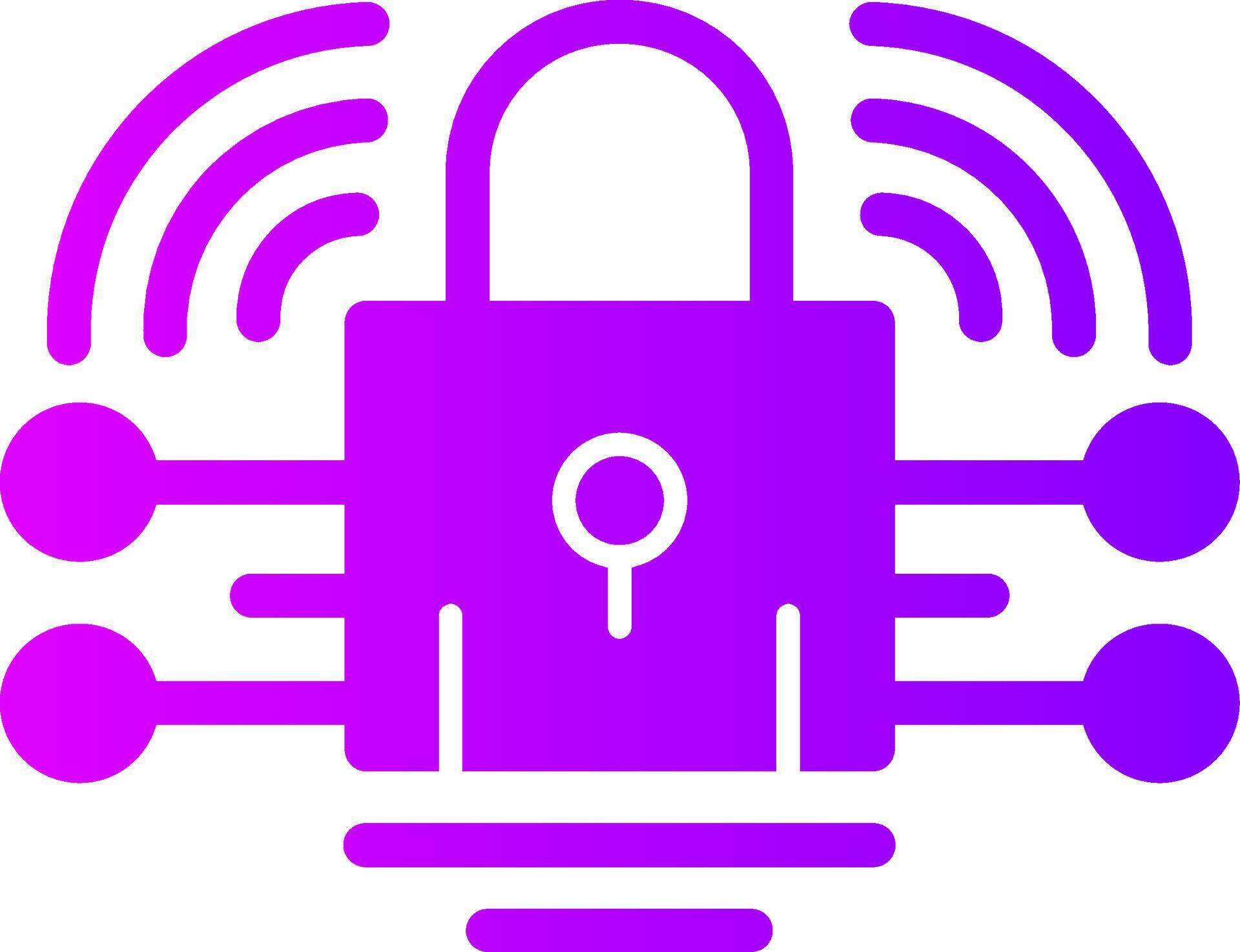 Quantum Key Distribution Solid Multi Gradient Icon 39494411 Vector Art ...