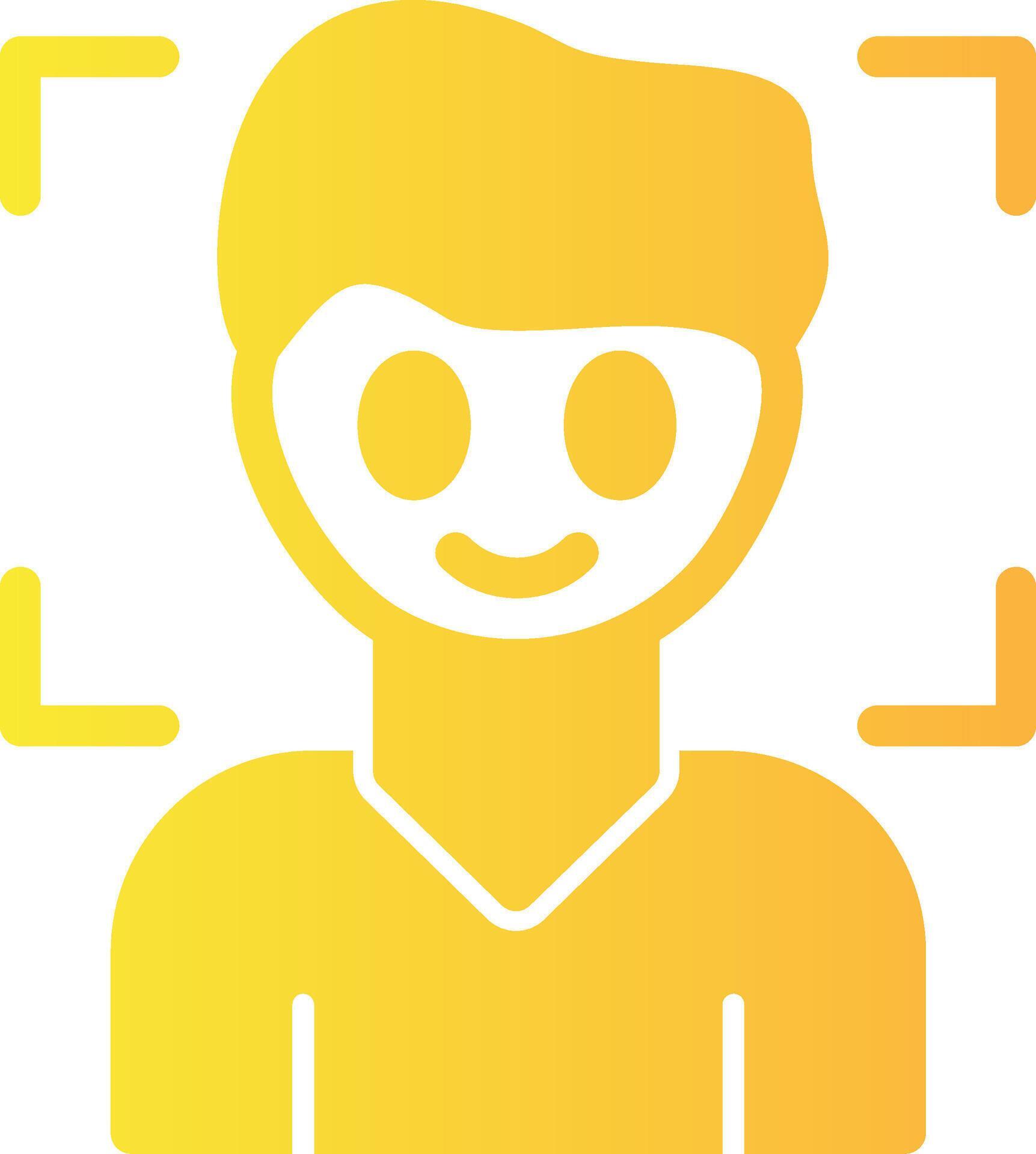 Emotion Recognition Solid Multi Gradient Icon 39494927 Vector Art at ...