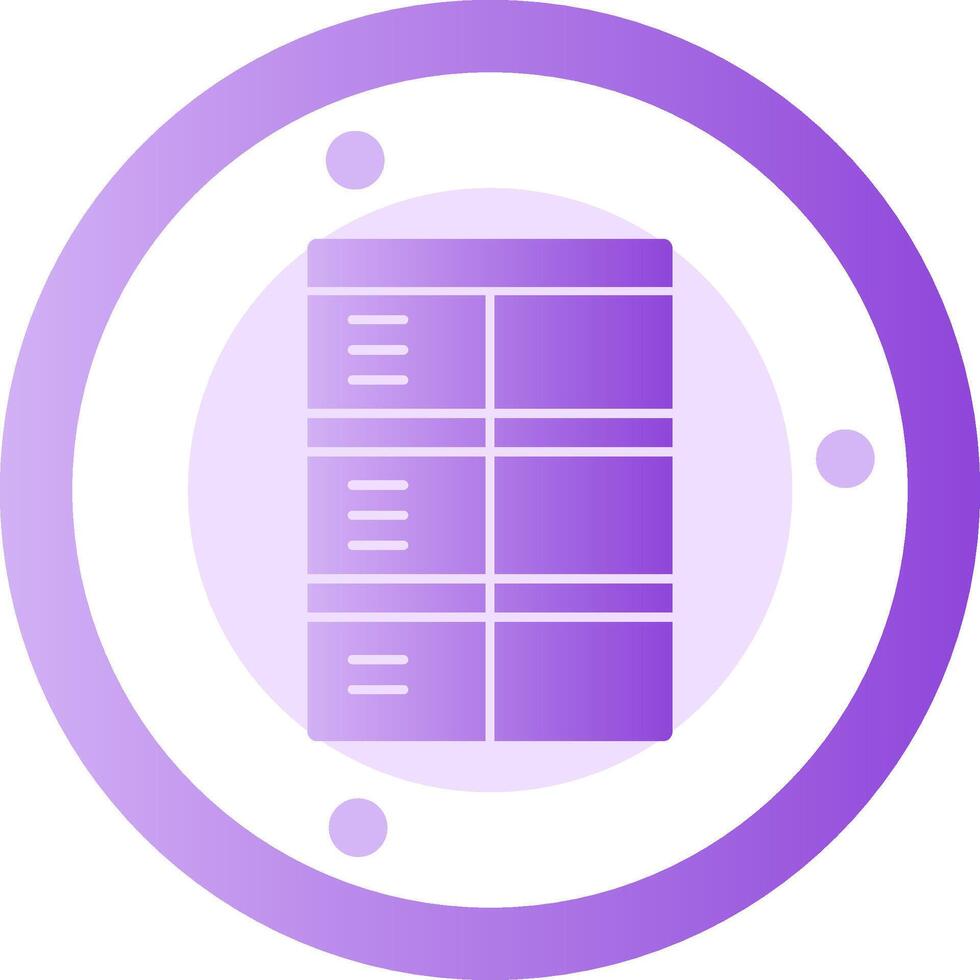 Job application form Glyph Gradient Icon vector