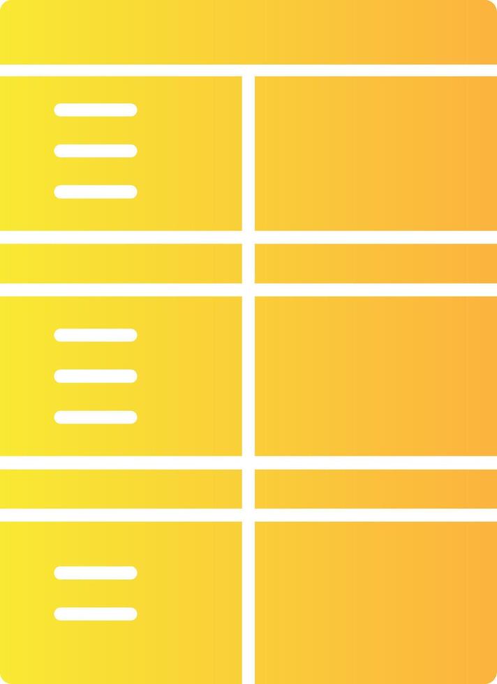 Job application form Solid Multi Gradient Icon vector