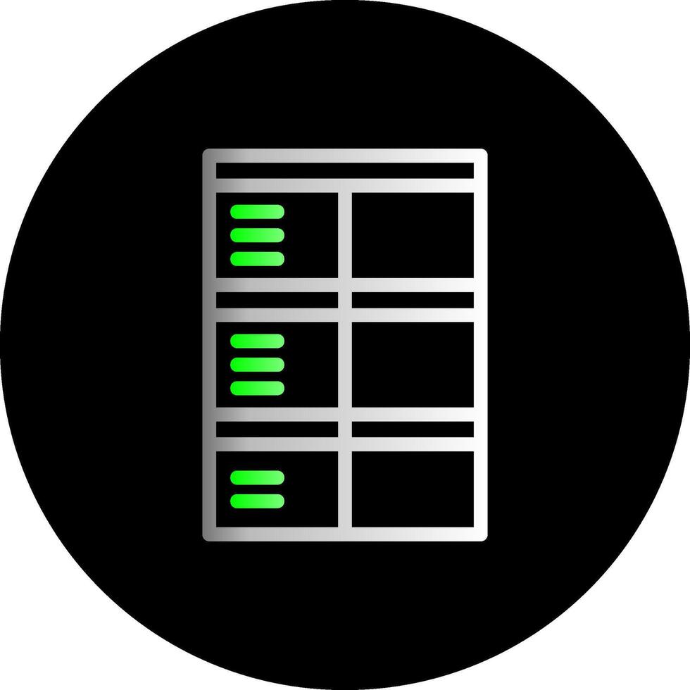 Job application form Dual Gradient Circle Icon vector