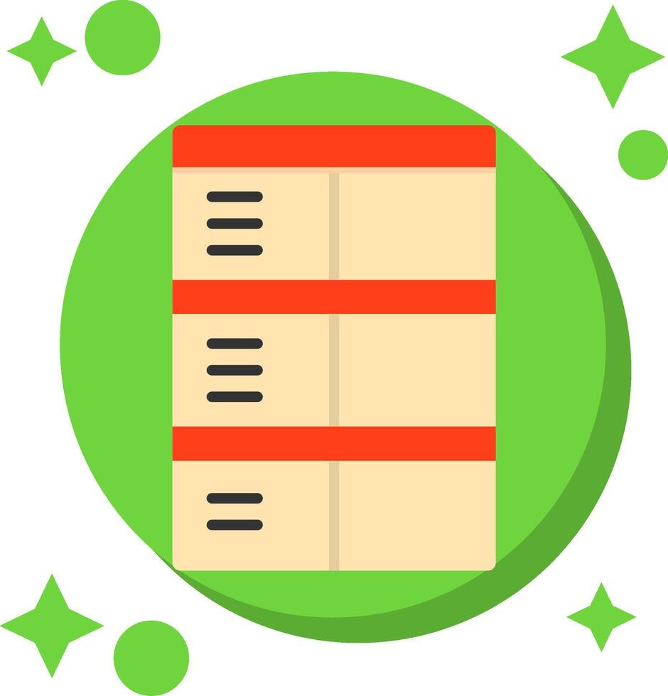 Job application form Tailed Color Icon vector