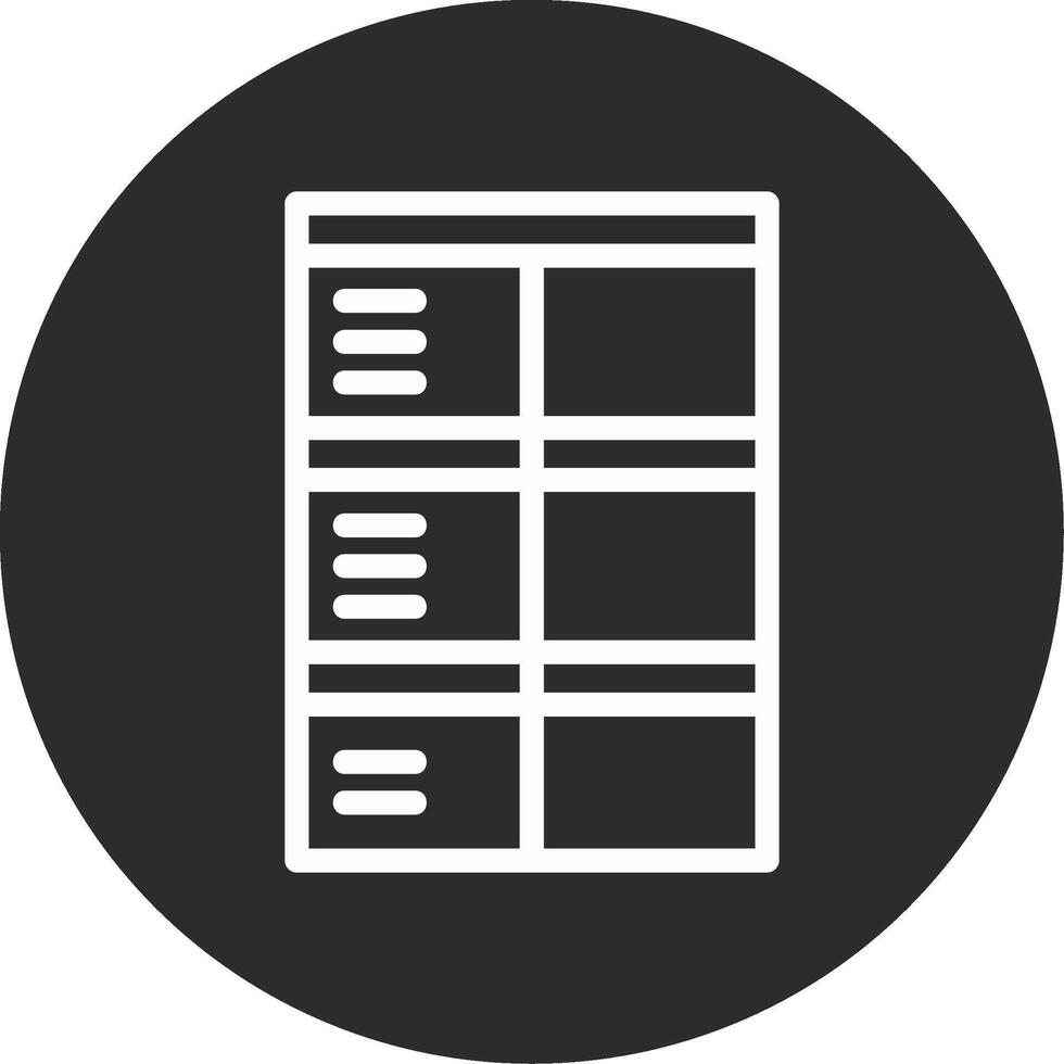 Job application form Inverted Icon vector