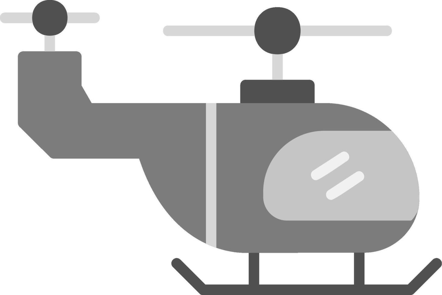 icono de vector de helicóptero