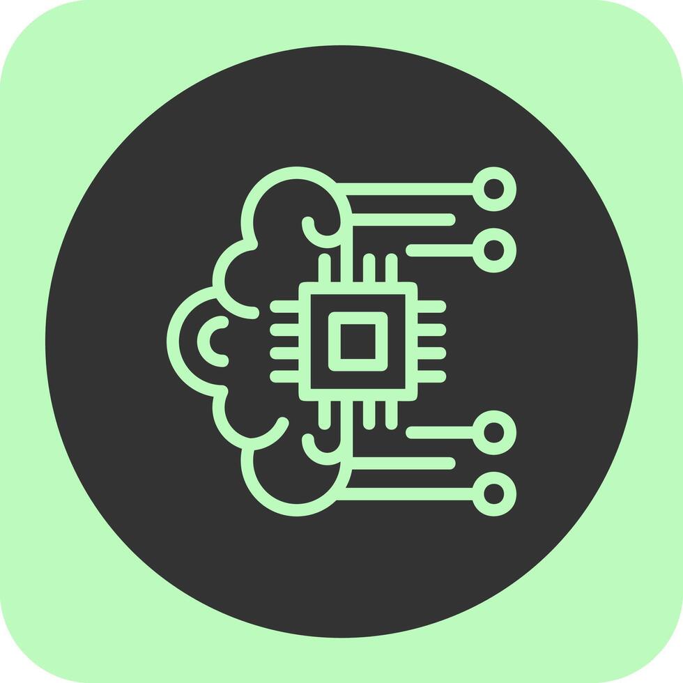 Self-healing Systems Linear Round Icon vector