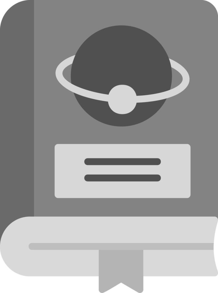 Astronomy Book Vector Icon
