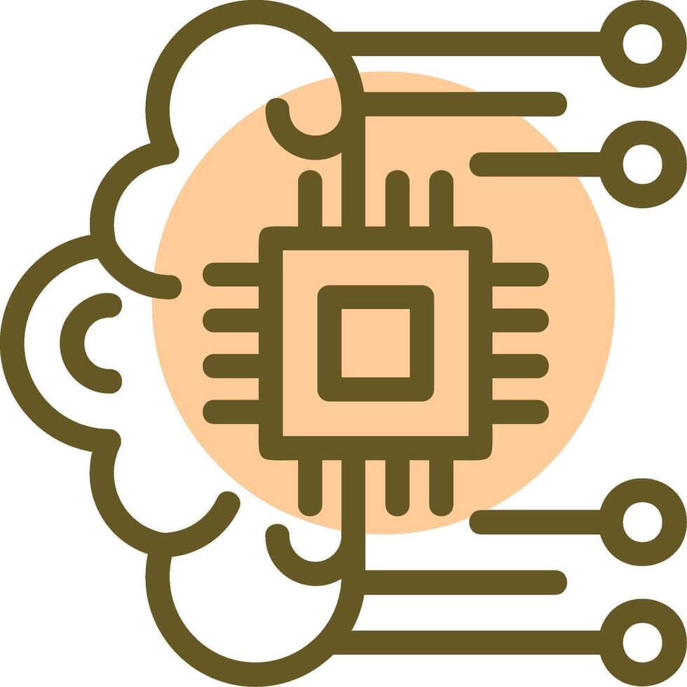 Self-healing Systems Linear Circle Icon vector