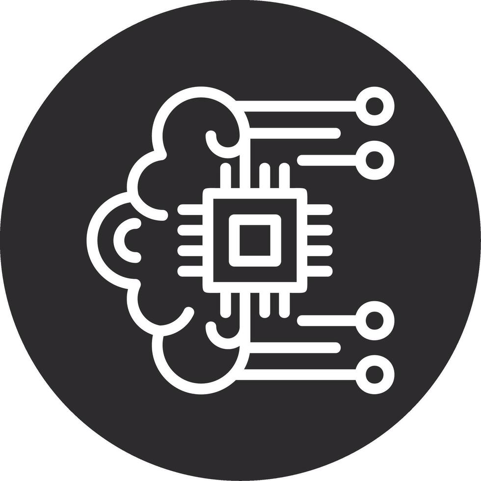 Self-healing Systems Inverted Icon vector