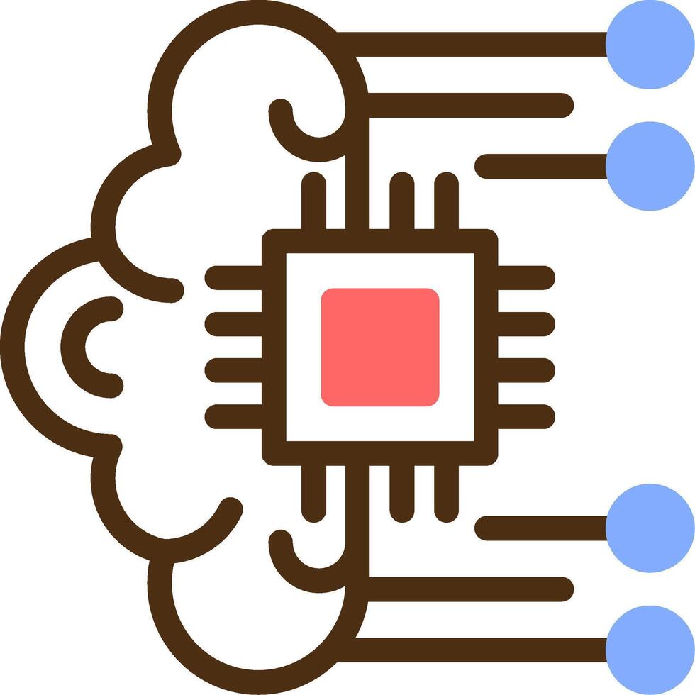 Self-healing Systems Color Filled Icon vector