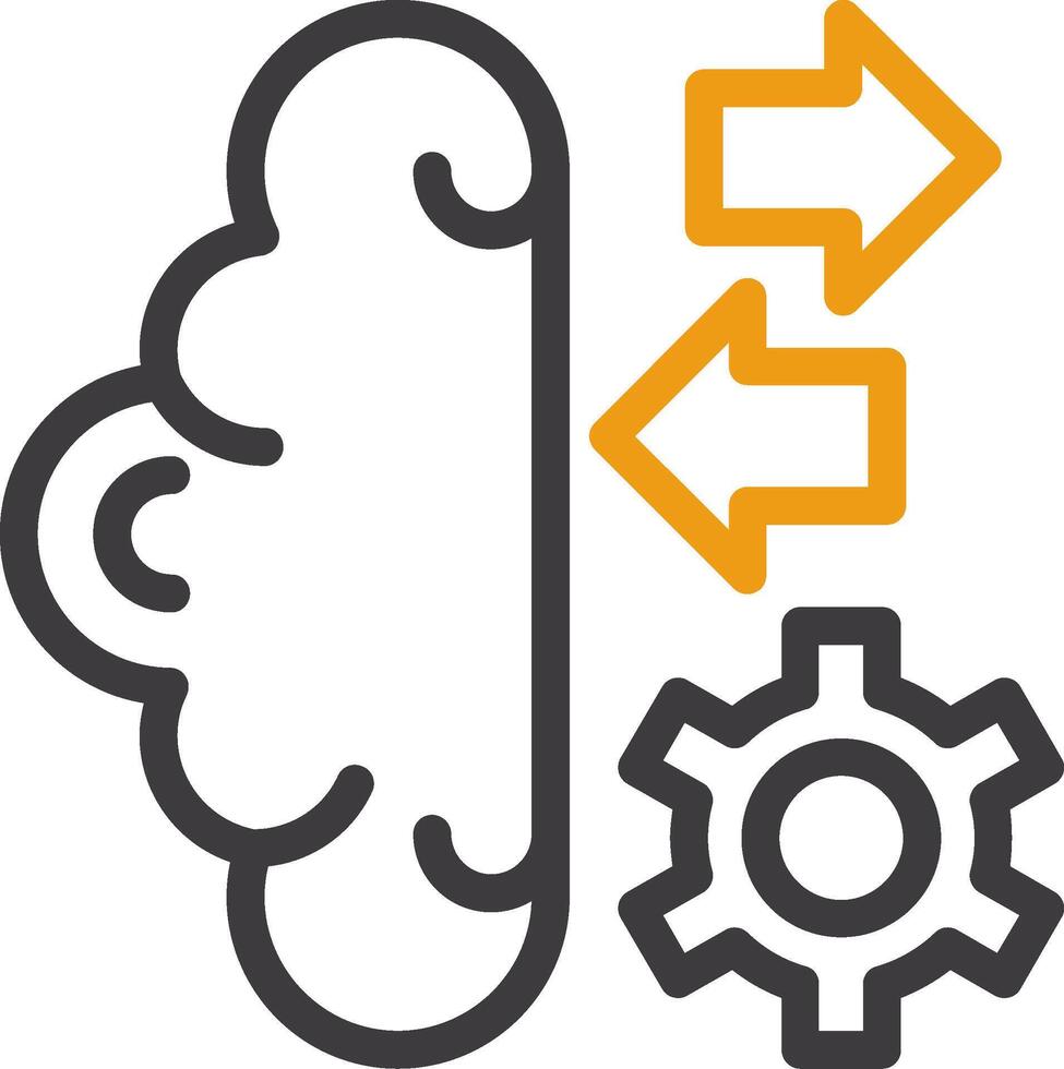 Self-optimizing Systems Line Circle Icon vector