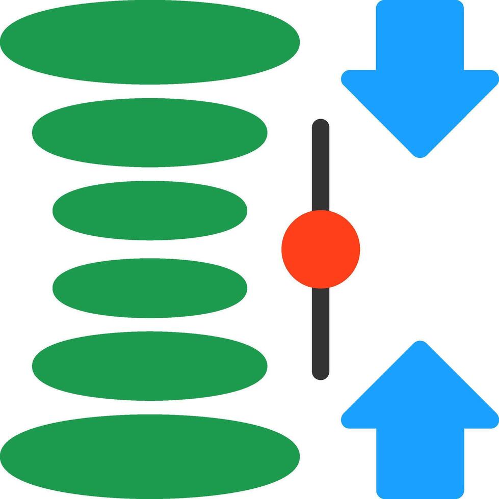 Quantum Superposition Flat Icon vector