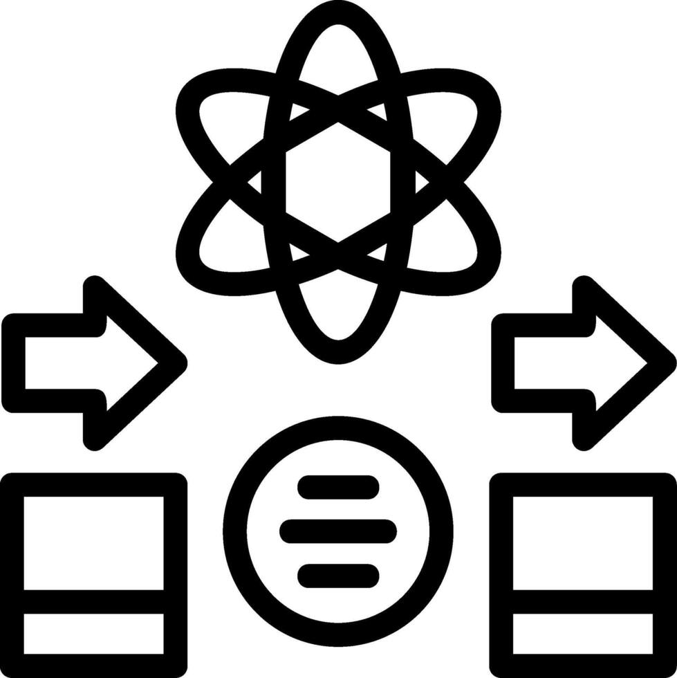 Quantum Thermodynamics Line Icon vector