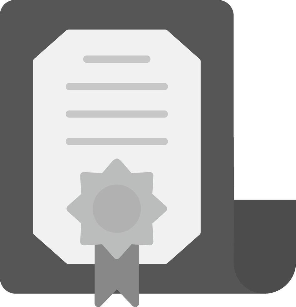 Certificate Vector Icon