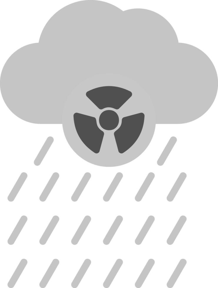 icono de vector de lluvia ácida