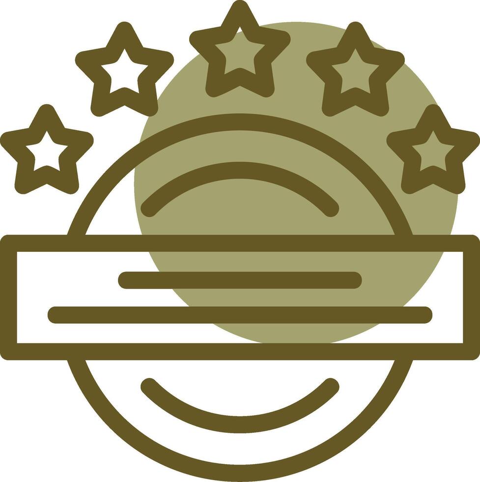 Open job position sign Linear Circle Icon vector