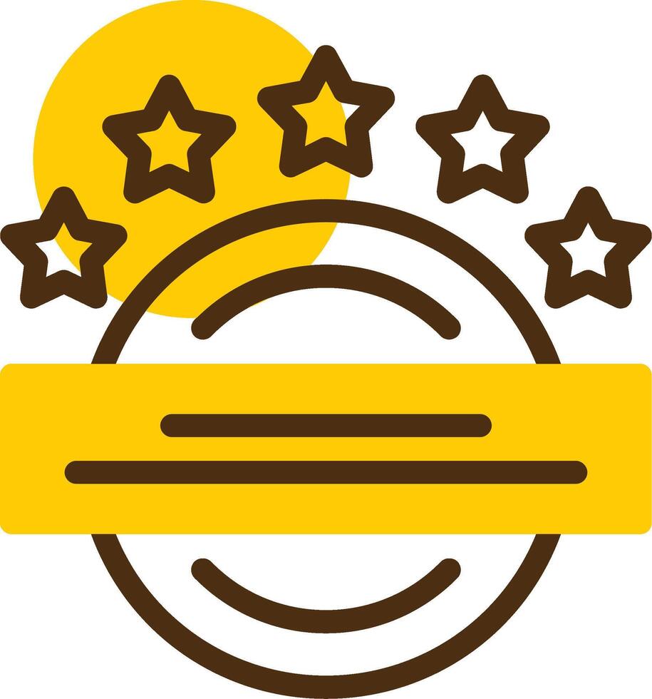 Open job position sign Yellow Lieanr Circle Icon vector