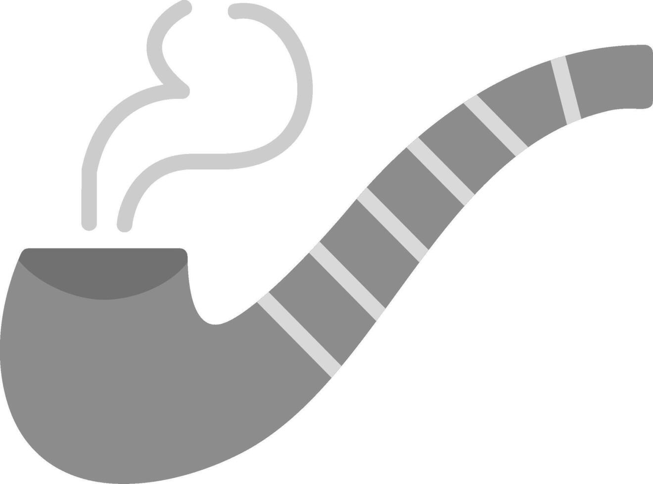 icono de vector de pipa de fumar