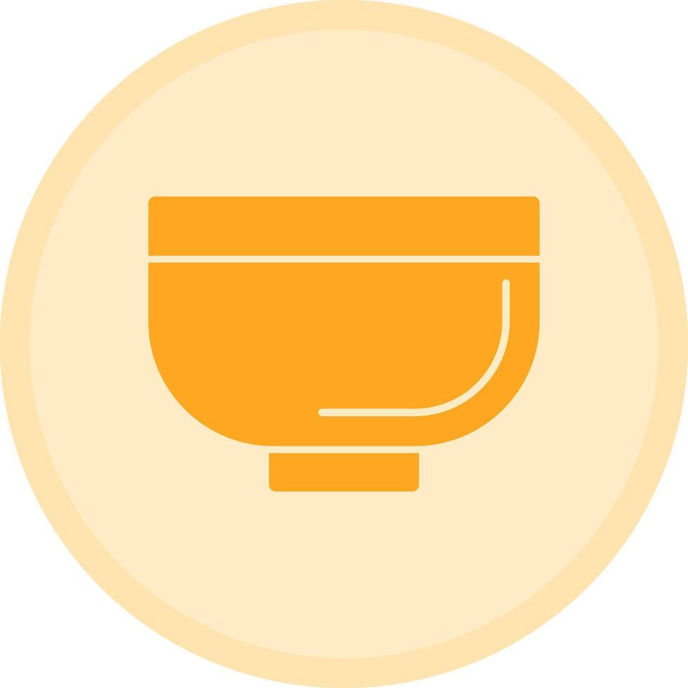 Bowl Multicolor Circle Icon vector