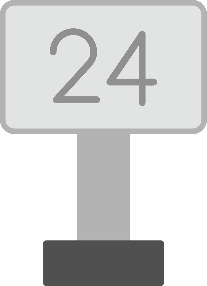 24 Hours Vector Icon