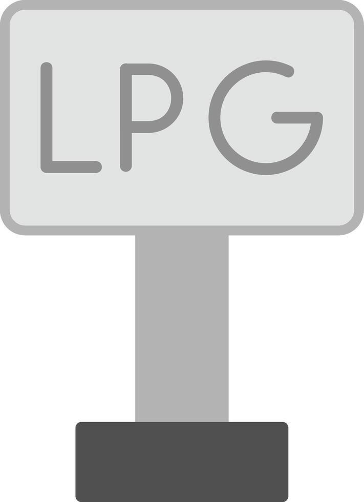 Liquefied Petroleum Gas Vector Icon