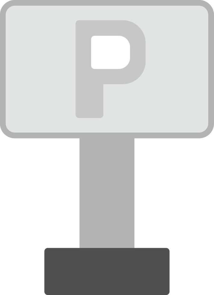 Parking Sign Vector Icon