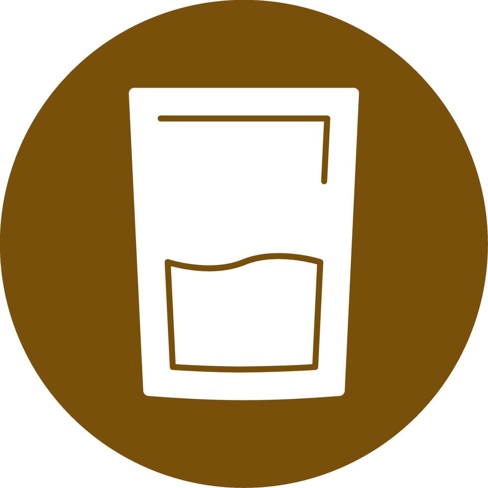 Glass Glyph Circle Icon vector
