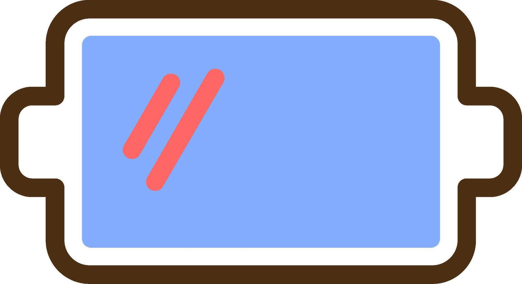 Tray Color Filled Icon vector