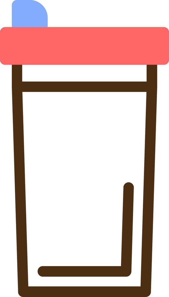 Tumbler Color Filled Icon vector