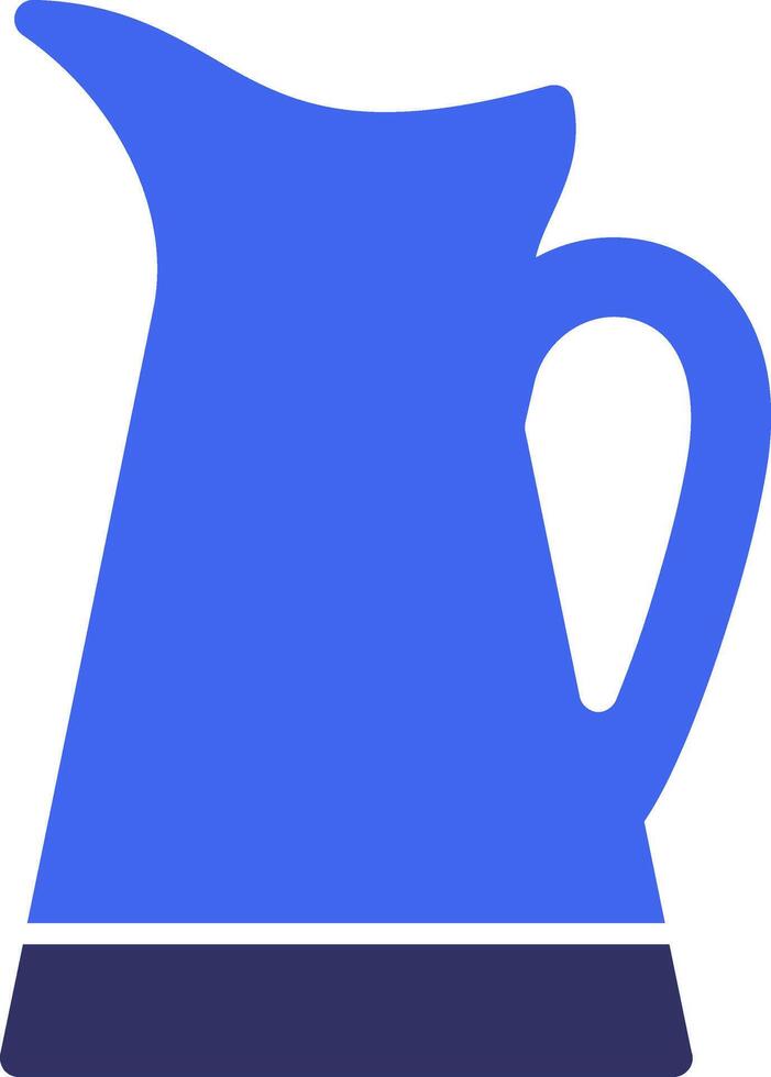 Pitcher Solid Two Color Icon vector