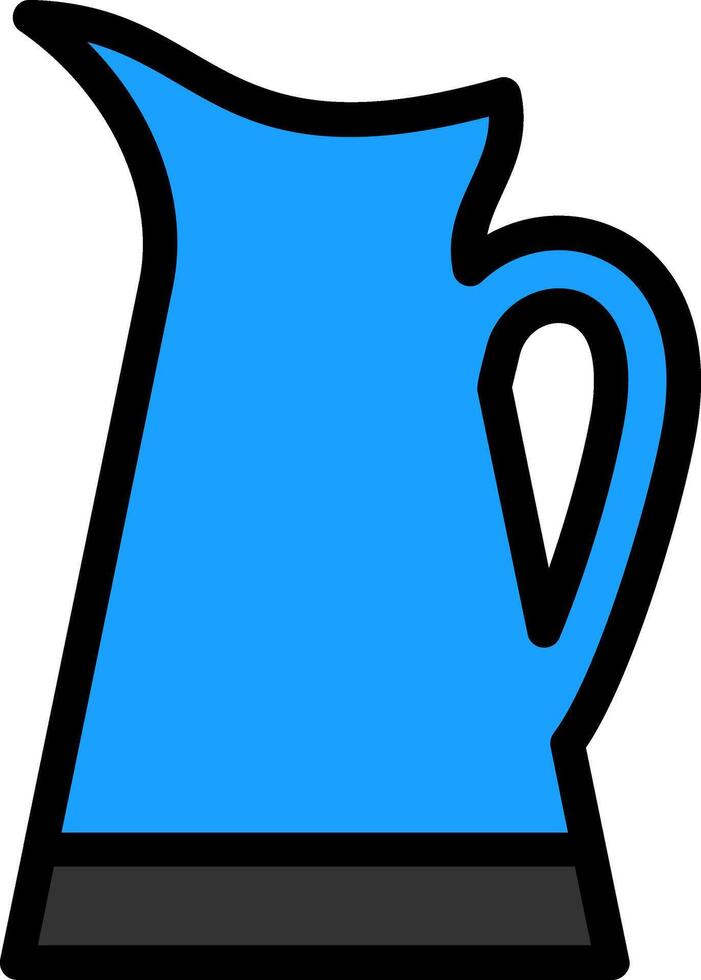 Pitcher Line Filled Icon vector