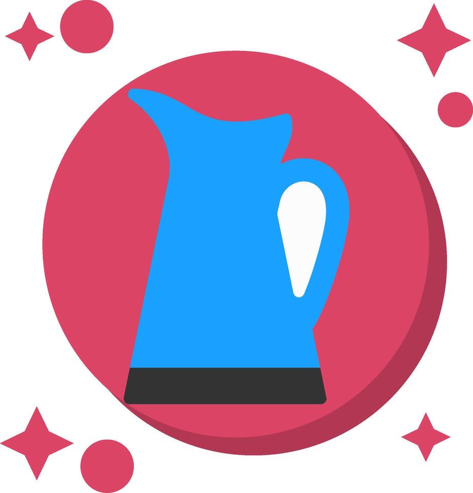 Pitcher Tailed Color Icon vector