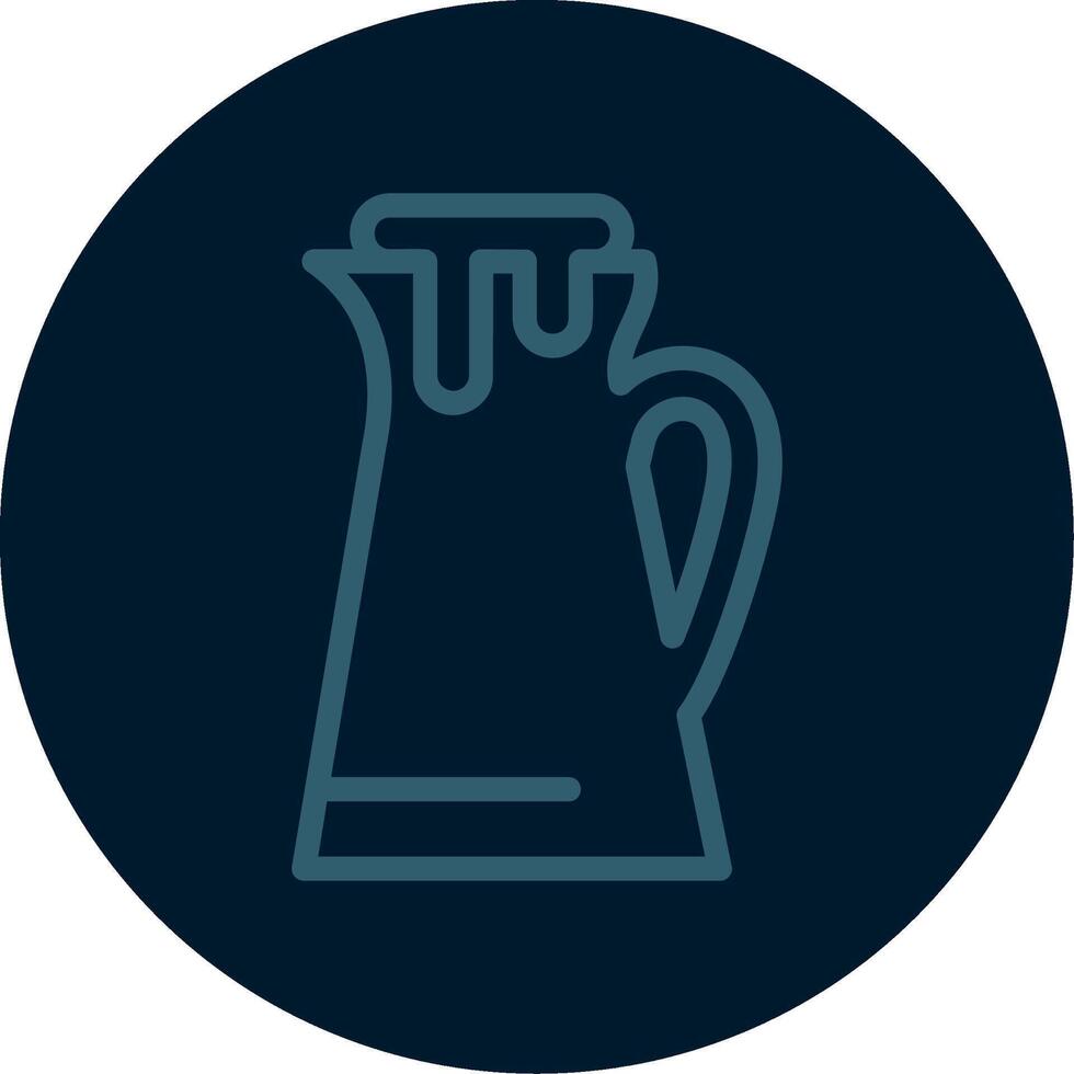 Creamer Line Multi color Icon vector
