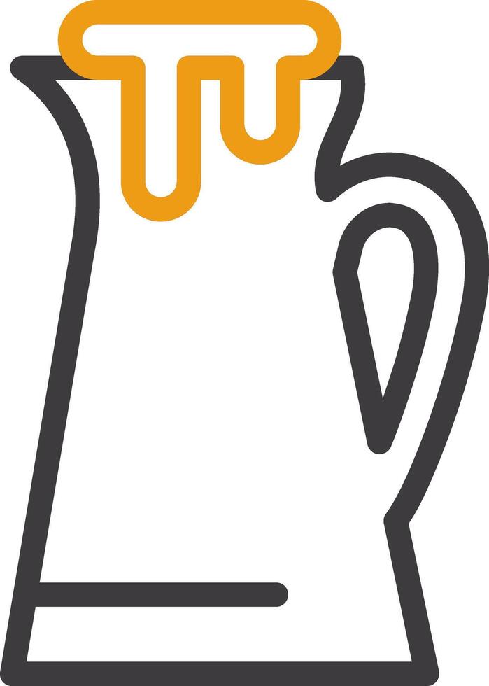 Creamer Glyph Circle Icon vector