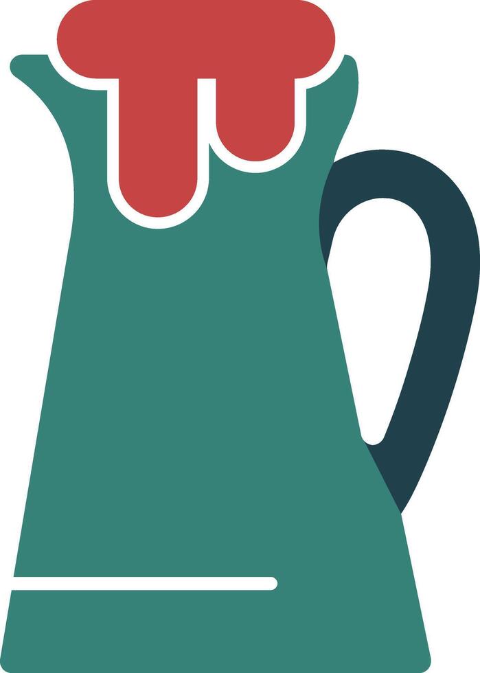 Creamer Line Circle Icon vector