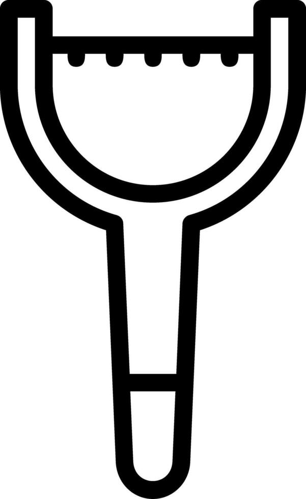 Peeler Line Icon vector
