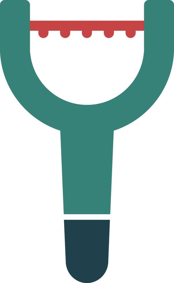 Peeler Glyph Two Color Icon vector