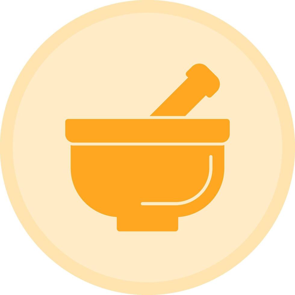 Pestle Multicolor Circle Icon vector