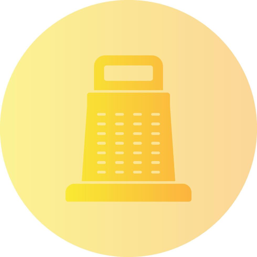 Grater Gradient Circle Icon vector