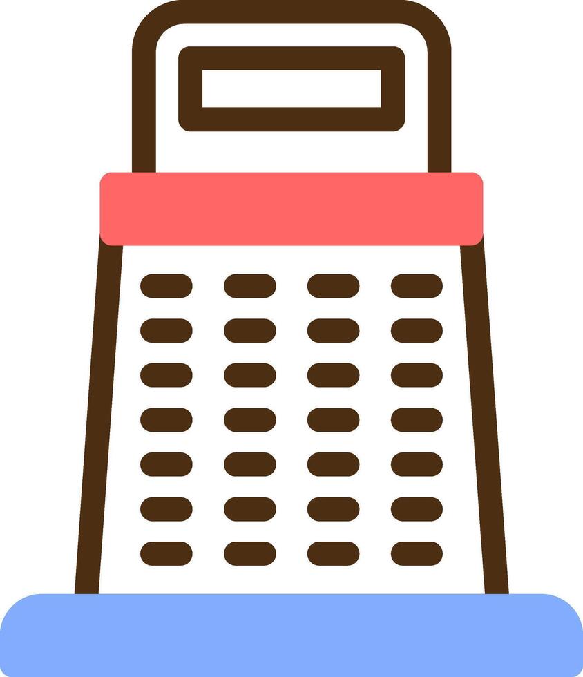 Grater Color Filled Icon vector
