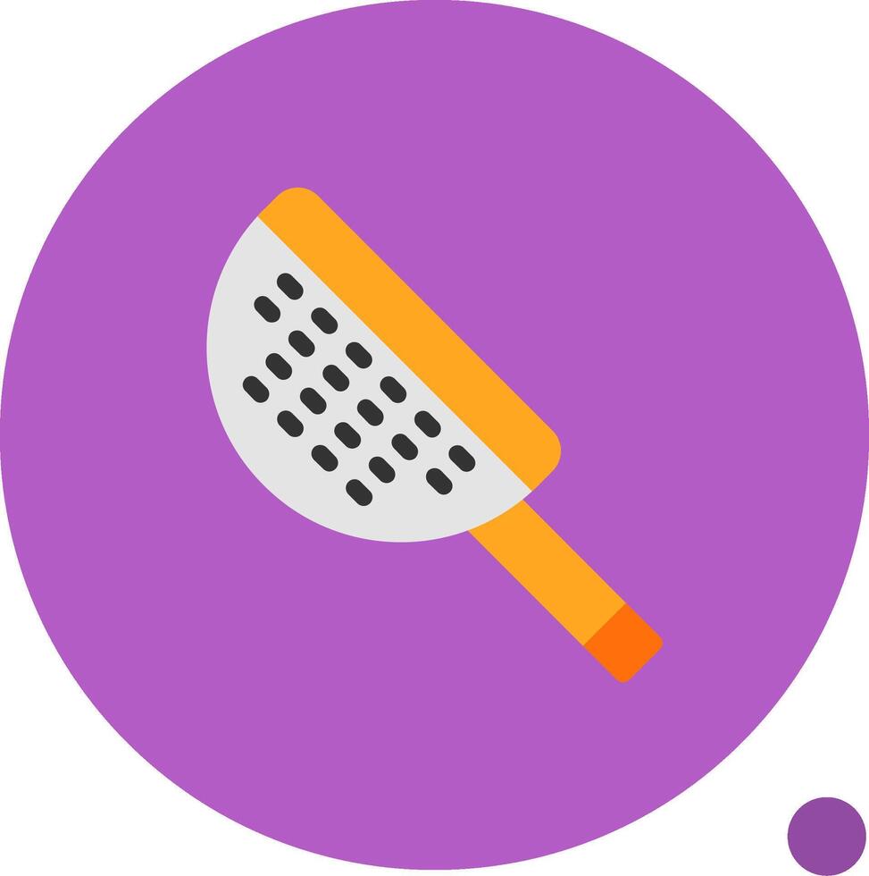 Strainer Flat Shadow Icon vector