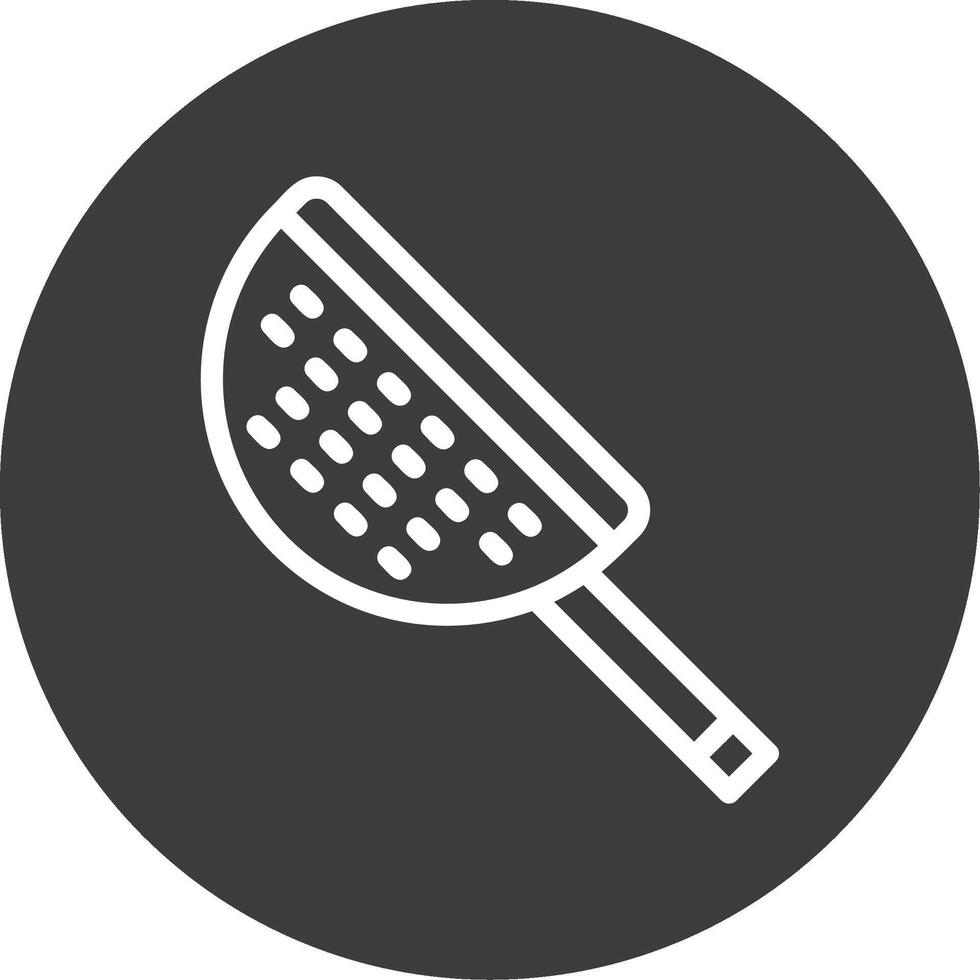 Strainer Outline Circle Icon vector