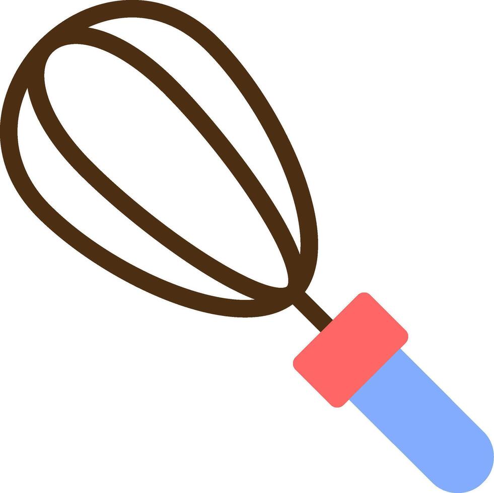 Whisk Color Filled Icon vector