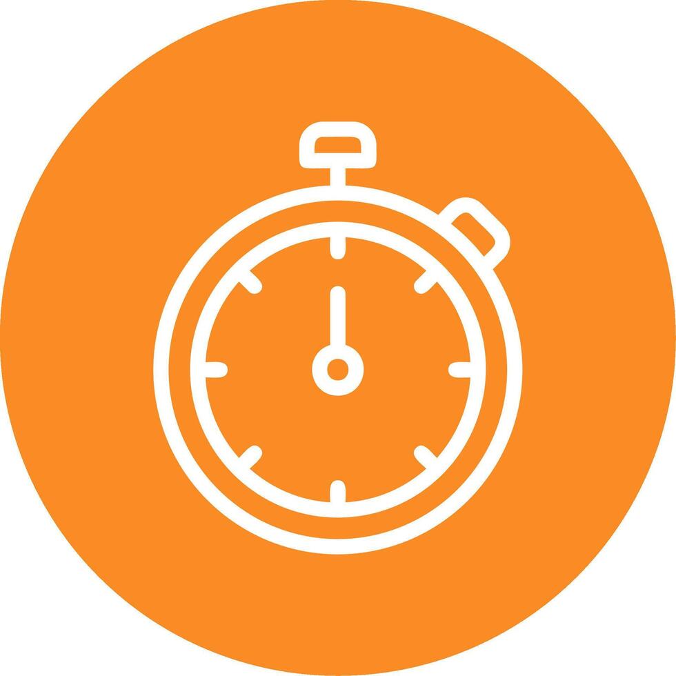 Timer Outline Circle Icon vector