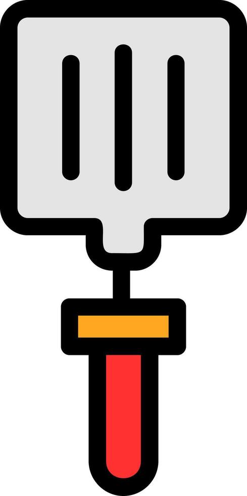 Spatula Line Filled Icon vector