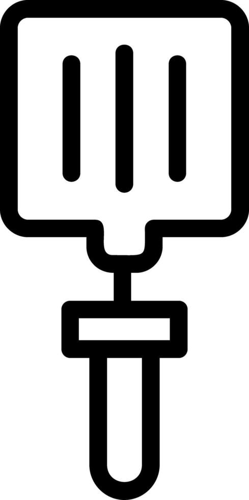 Spatula Line Icon vector