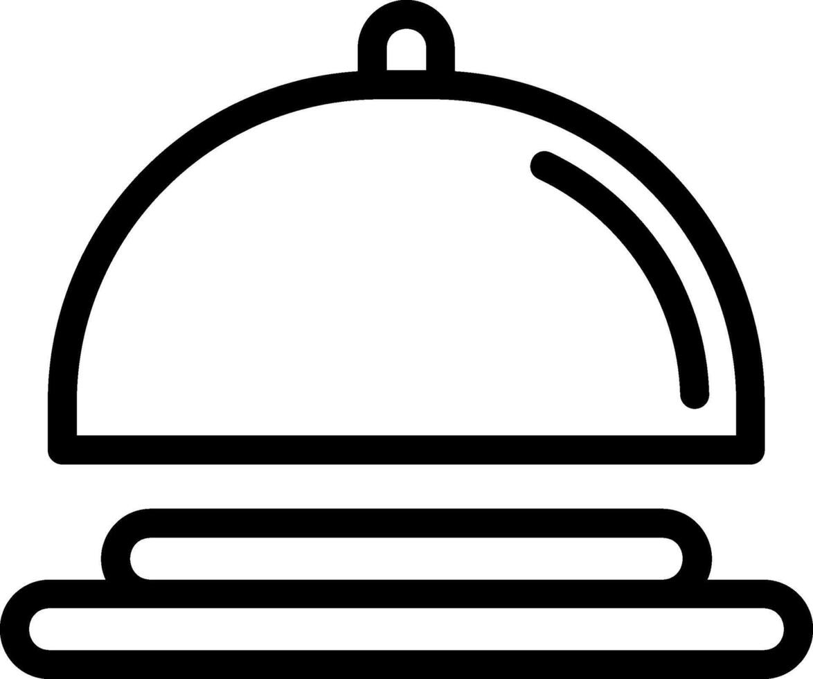 Tray Line Icon vector